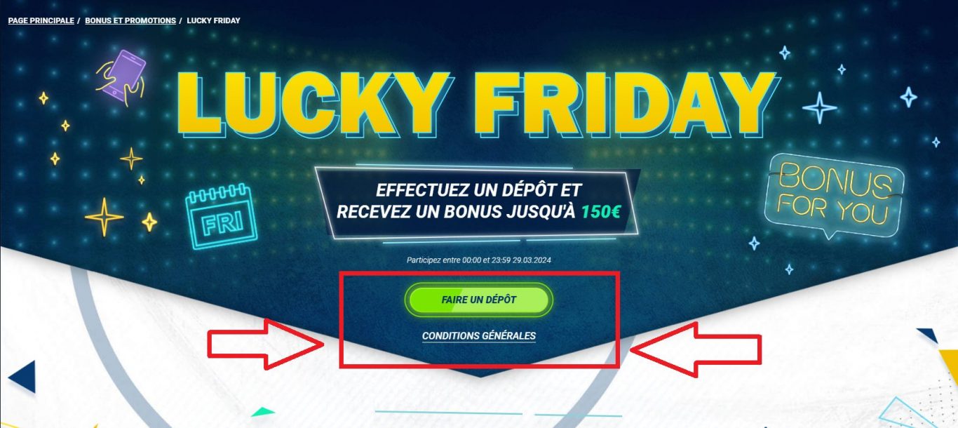 Les conseils sur comment obtenir 1xBet bonus vendredi